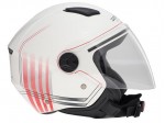 Κράνος Ανοιχτό ZEN ZN-700 Λευκό-Κόκκινο